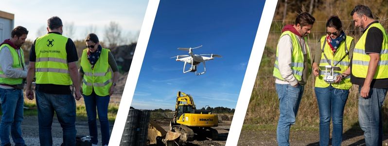 Le rôle croissant des drones dans l'inspection et le génie civil : Un outil essentiel pour les professionnels du BTP A gauche de l'image, un homme passionné, expert en drone et en technologies aériennes, se tient devant un groupe d’élèves. Son tableau derrière lui présente les éléments techniques et réglementaires essentiels à l'utilisation des drones dans le secteur du BTP (Bâtiment et Travaux Publics). Il est en train de leur donner un cours spécialisé sur les bonnes pratiques de vol pour l'inspection des chantiers et des infrastructures du génie civil. Ce type de formation devient de plus en plus indispensable dans un secteur où l'innovation technologique joue un rôle clé dans l'amélioration des processus de travail. Au milieu de l'image, nous observons un drone qui s'élève dans le ciel, planant au-dessus d’un chantier de construction. Il capture des images détaillées des bâtiments et des travaux en cours, fournissant des informations précises aux ingénieurs du BTP pour l’inspection des structures. Ces images en temps réel permettent de détecter d'éventuels défauts, d’optimiser le suivi du chantier et d'améliorer la sécurité. Sur la droite de la scène, un autre formateur enseigne à un groupe de stagiaires comment interpréter les données capturées par les drones. L'accent est mis sur la manière de traiter ces données pour en extraire des informations utiles dans le cadre du contrôle des ouvrages de génie civil. Cet aperçu représente parfaitement l'évolution de l'industrie du BTP et du génie civil grâce à l’intégration des drones. Ces outils volants, capables d'effectuer des inspections rapides et précises, apportent de nombreux avantages aux professionnels du secteur. La formation à leur utilisation devient alors un enjeu essentiel pour les ingénieurs, techniciens et autres intervenants du BTP. L’importance de la formation dans l’utilisation des drones dans le BTP L’intégration des drones dans le BTP et le génie civil ne se fait pas sans une formation adéquate. Piloter un drone dans des environnements complexes, comme des chantiers de construction, nécessite non seulement une maîtrise technique de l’appareil, mais aussi une bonne connaissance des réglementations en vigueur. Les formations spécialisées dans l’utilisation des drones pour l’inspection des ouvrages du BTP permettent aux stagiaires de se familiariser avec tous les aspects du vol en milieu professionnel. Une formation typique comprend plusieurs modules théoriques et pratiques. Les élèves apprennent d'abord à manipuler un drone, à comprendre son fonctionnement, à paramétrer les différents capteurs embarqués et à piloter en respectant les règles de sécurité. L'accent est mis sur la précision du pilotage, car l’inspection de structures spécifiques, telles que les ponts, les routes ou les immeubles, demande des manœuvres précises, souvent en milieu confiné ou près des bâtiments. Ensuite, la partie théorique de la formation se concentre sur la réglementation. En effet, les vols de drones sont encadrés par des règles strictes, notamment pour la sécurité des personnes et des biens autour des chantiers. Les opérateurs doivent savoir où et comment voler sans risquer de contrevenir à ces lois. Ce volet inclut également des notions spécifiques au BTP et au génie civil, telles que les normes de construction et les critères d'évaluation des ouvrages. Enfin, la formation pratique prend tout son sens lorsqu'elle est appliquée à des cas réels. Les stagiaires apprennent à utiliser le drone pour des missions d’inspection concrètes sur des chantiers. Ils sont formés à capturer des images aériennes, à interpréter les données visuelles et à identifier les signes de dégradations ou de failles structurelles sur les ouvrages d’art. L'objectif est de rendre les participants pleinement autonomes dans leur utilisation des drones pour des missions de génie civil ou de BTP. Les avantages des drones pour l’inspection des chantiers et infrastructures Les drones ont considérablement changé la manière dont les chantiers de BTP sont surveillés et les infrastructures inspectées. L’inspection par drone est plus rapide, plus sûre et souvent moins coûteuse que les méthodes traditionnelles. Là où une inspection manuelle impliquait l’utilisation de grues, d’échafaudages, ou d’autres moyens pour accéder aux parties hautes ou difficiles d’accès des bâtiments, les drones permettent d’atteindre ces zones en un temps record. La précision des drones permet aux ingénieurs du BTP de détecter des problèmes structurels avant même qu’ils ne deviennent critiques. Par exemple, dans le cadre d’un projet de génie civil comme la construction d'un pont, un drone équipé de capteurs thermiques peut identifier des fissures ou des faiblesses dans les matériaux qui ne seraient pas visibles à l’œil nu. De plus, les drones peuvent voler à proximité des structures sans avoir besoin de toucher l’ouvrage, ce qui réduit considérablement les risques de perturbation ou de dommages. En utilisant les drones pour l’inspection, les équipes du BTP peuvent également documenter chaque étape de la construction d'un bâtiment ou d'une infrastructure de génie civil. Les photos aériennes prises par les drones sont utilisées pour produire des modèles 3D des structures, qui servent ensuite à évaluer la conformité aux plans de construction, à repérer les erreurs éventuelles et à ajuster les processus en cours. Cela permet aux chefs de projet de surveiller le chantier à distance et de prendre des décisions éclairées basées sur des données en temps réel. La formation aux logiciels d’analyse des données de drone En plus de savoir piloter un drone, les professionnels du BTP et du génie civil doivent maîtriser les outils d’analyse des données recueillies par les drones. Cette étape est cruciale, car une bonne interprétation des informations permet de détecter les défauts cachés et d’anticiper les problèmes potentiels. Dans la partie droite de l'image évoquée, un formateur explique à ses stagiaires comment traiter les images et vidéos capturées par les drones. Il leur apprend à utiliser des logiciels spécialisés pour transformer ces données en informations exploitables. Les formations à l’analyse de données de drone incluent des modules sur la photogrammétrie, une technique qui permet de créer des modèles 3D à partir d'images 2D prises par les drones. Ces modèles sont utilisés pour mesurer précisément des volumes, des surfaces et des distances, ce qui est particulièrement utile dans le BTP pour évaluer l’état d’avancement d’un projet ou vérifier la conformité des travaux. Les logiciels d’analyse permettent aussi de détecter des anomalies thermiques sur les infrastructures, notamment dans le génie civil. Par exemple, dans le cadre de l’inspection d’un barrage ou d’un réseau de canalisations, les drones équipés de caméras thermiques peuvent identifier des zones de surchauffe ou de fuites invisibles à l'œil nu. Ces données sont ensuite interprétées par les ingénieurs, qui peuvent ainsi planifier les interventions nécessaires. L'avenir des drones dans le BTP et le génie civil L’avenir des drones dans le BTP et le génie civil semble prometteur. À mesure que la technologie progresse, les drones deviendront encore plus sophistiqués et capables de mener des missions d’inspection autonomes. Les drones pourront être équipés de capteurs toujours plus précis, permettant de détecter des anomalies structurelles avec une plus grande finesse, ce qui améliorera encore la sécurité des infrastructures. Les formations à l’utilisation des drones dans le BTP vont également se diversifier, avec des cursus plus spécialisés pour répondre aux besoins spécifiques des différents métiers. Que ce soit dans le cadre de la construction de routes, de ponts ou de bâtiments, les drones joueront un rôle de plus en plus central dans l’optimisation des processus de travail. En conclusion, l’utilisation des drones pour l’inspection dans le BTP et le génie civil représente une véritable révolution. Grâce à des formations adaptées et à une maîtrise de plus en plus fine des technologies embarquées, les professionnels du secteur peuvent désormais réaliser des inspections plus rapides, plus sûres et plus précises. L’avenir du BTP repose sur ces innovations, qui permettront de construire et de maintenir des infrastructures plus fiables et plus durables.